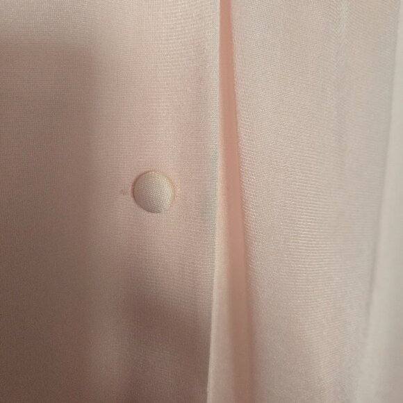 Shadowline Vintage Pink Lace Nylon Robe – Size L - Picture 2 of 10